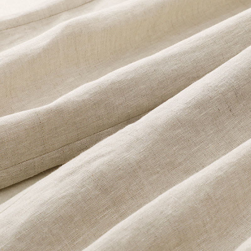 Pantaloni harem da donna in cotone e lino con tasche, modello Buddha Stones Summer Plain - image 15