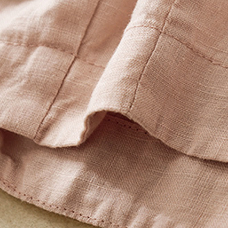 Pantaloni harem da donna in cotone e lino con tasche, modello Buddha Stones, casual e semplici, cropped - image 25