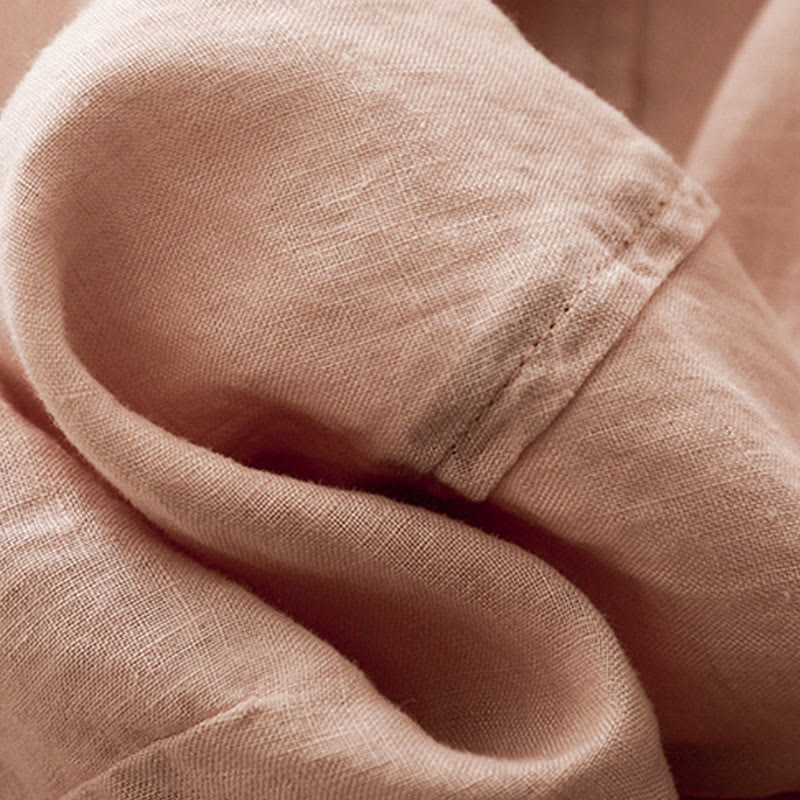 Pantaloni harem da donna in cotone e lino con tasche, modello Buddha Stones, casual e semplici, cropped - image 28