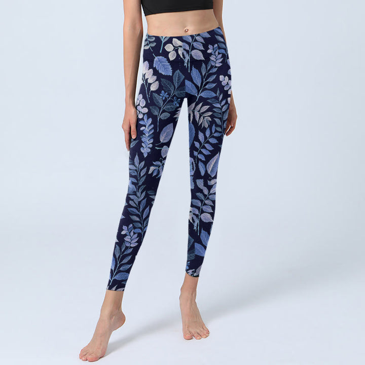 Leggings da palestra con stampa di Buddha Stones, pantaloni da yoga da donna - image 5