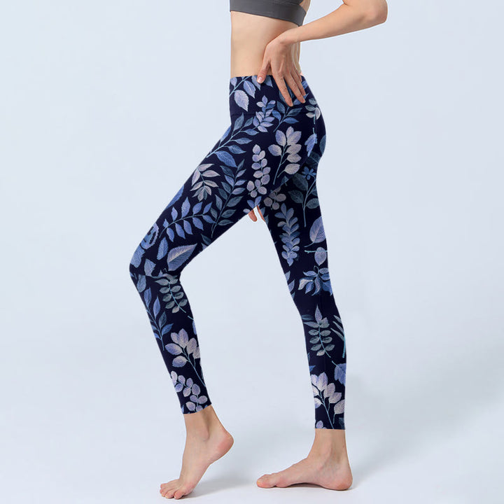 Leggings da palestra con stampa di Buddha Stones, pantaloni da yoga da donna - image 3