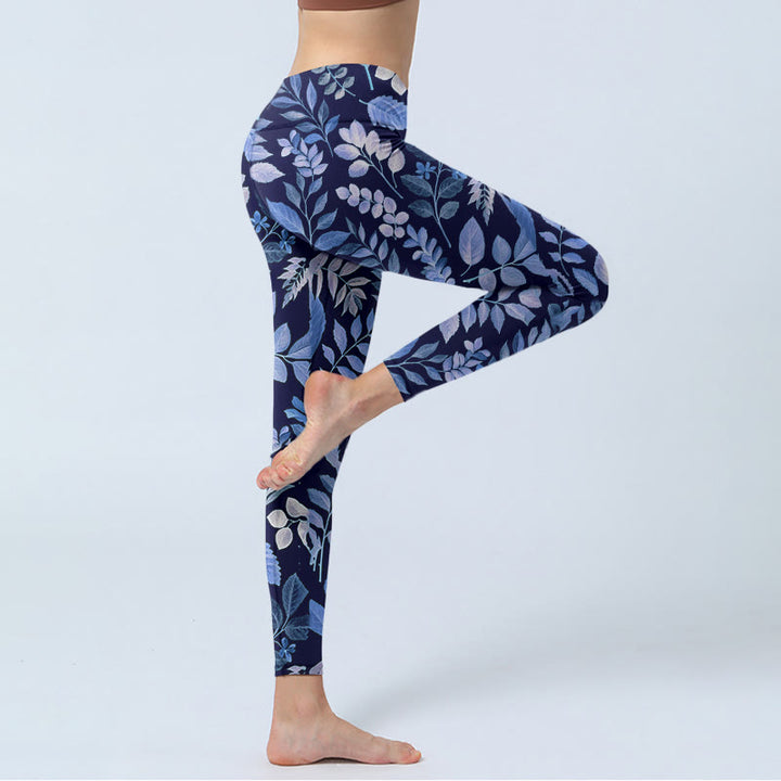 Leggings da palestra con stampa di Buddha Stones, pantaloni da yoga da donna - image 4
