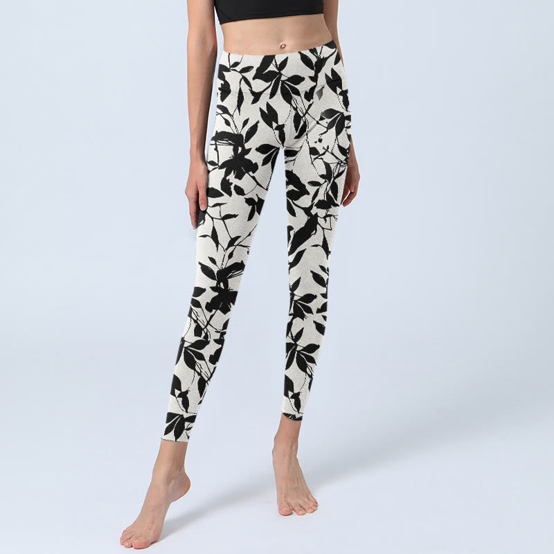Leggings da palestra con stampa di Buddha Stones, pantaloni da yoga da donna - image 6