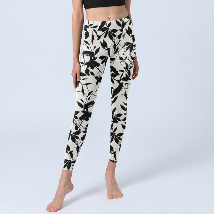 Leggings da palestra con stampa di Buddha Stones, pantaloni da yoga da donna - image 6