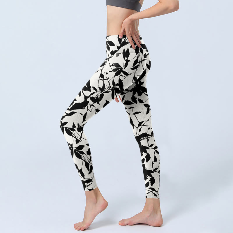 Leggings da palestra con stampa di Buddha Stones, pantaloni da yoga da donna - image 3