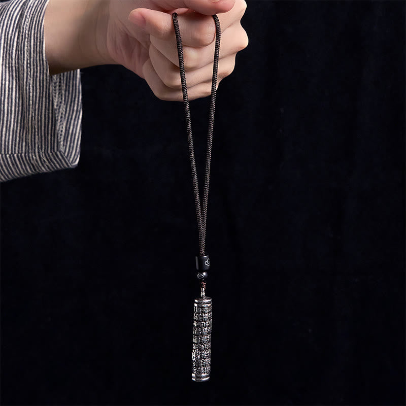 Buddha Stones Collana con ciondolo in rame Fu con motivo a drago e simbolo dell'equilibrio - image 8