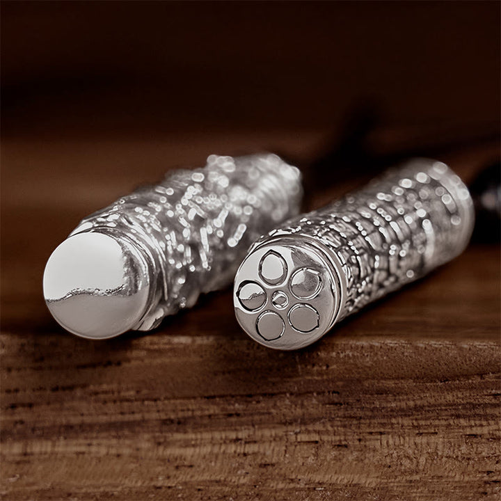 Buddha Stones Collana con ciondolo in rame Fu con motivo a drago e simbolo dell'equilibrio - image 12