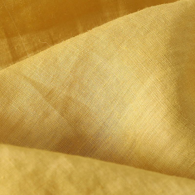 Maglietta casual da donna in cotone e lino con ricamo Buddha Stones e cuore rosso a maniche corte - image 11