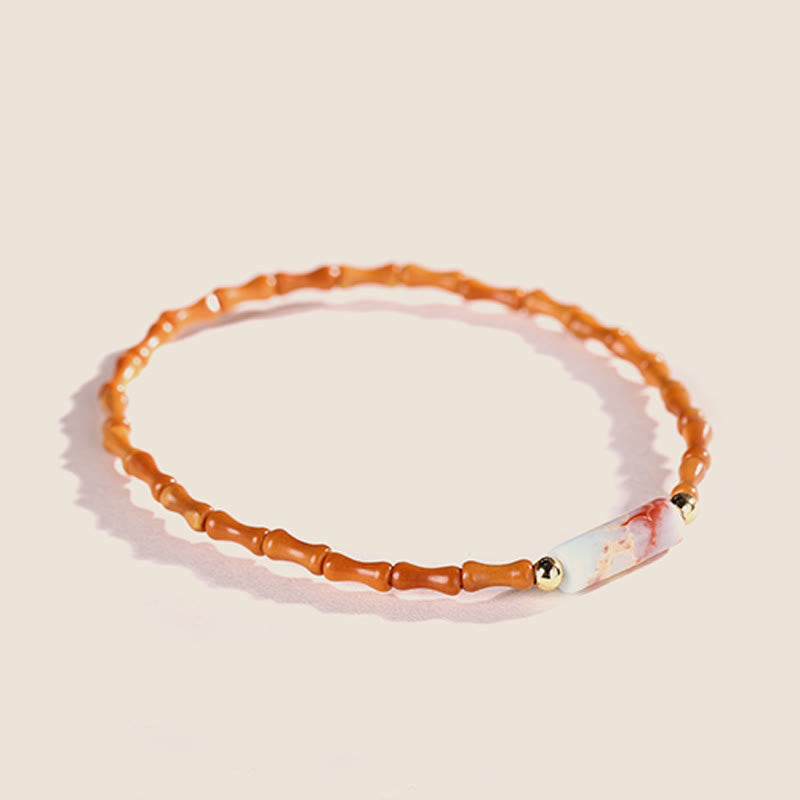 Bracciale della pace con noccioli di oliva ultra-fini Buddha Stones - image 3
