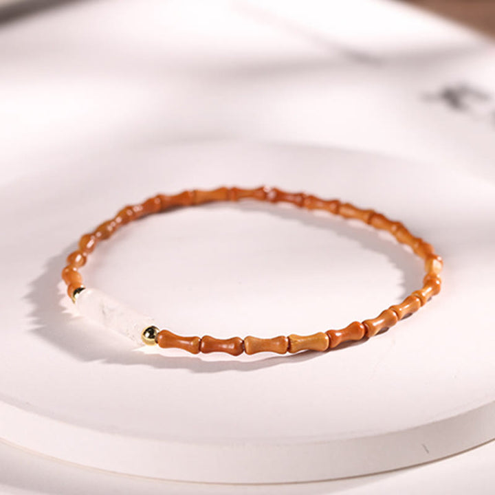 Bracciale della pace con noccioli di oliva ultra-fini Buddha Stones - image 20
