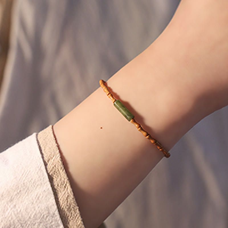 Bracciale della pace con noccioli di oliva ultra-fini Buddha Stones - image 15