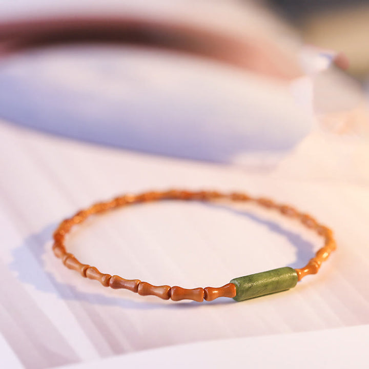 Bracciale della pace con noccioli di oliva ultra-fini Buddha Stones - image 14