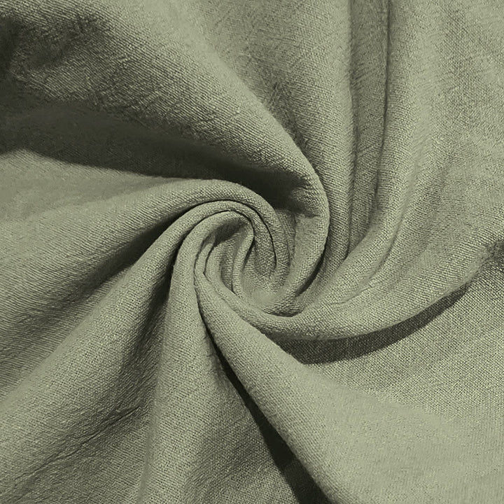 Pantaloni da uomo in cotone con tasche, coulisse e bottoni tinta unita con Buddha Stones - image 21