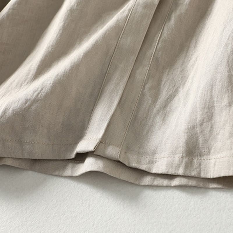 Cappotto da donna a maniche lunghe con tasche e bottoni in Buddha Stones - image 11