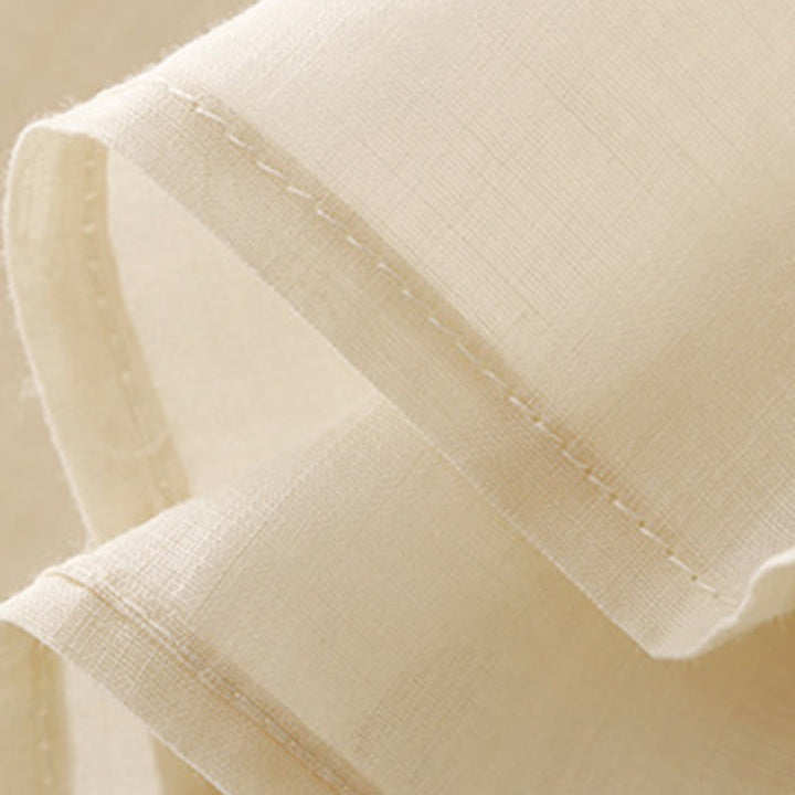 Camicia da donna in cotone con maniche a tre quarti, motivo Buddha Stones ricamato con bottoni sul davanti - image 16