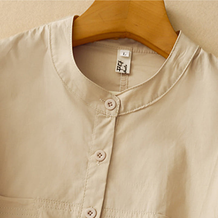 Set di abbigliamento da meditazione Buddha Stones da donna, 2 pezzi, camicia a maniche a tre quarti, pantaloni harem - image 3