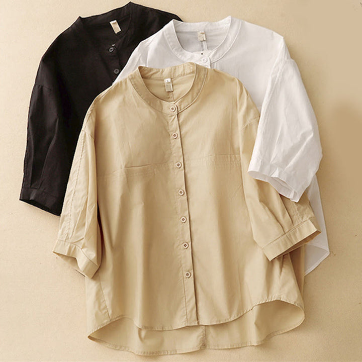Set di abbigliamento da meditazione Buddha Stones da donna, 2 pezzi, camicia a maniche a tre quarti, pantaloni harem - image 36