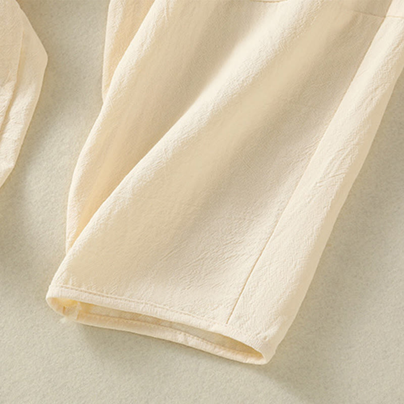 Set di abbigliamento da meditazione da donna con maglietta a maniche corte e pantaloni harem, modello Buddha Stones, composto da 2 pezzi, tinta unita, ideale per la meditazione. - image 14