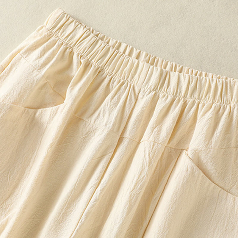 Set di abbigliamento da meditazione con pantaloni harem e camicia a maniche corte da donna, motivo Buddha Stones , 2 pezzi - image 13