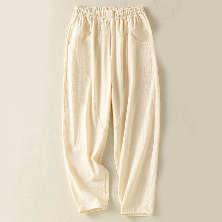 Set di abbigliamento da meditazione da donna con maglietta a maniche corte e pantaloni harem, modello Buddha Stones, composto da 2 pezzi, tinta unita, ideale per la meditazione. - image 10