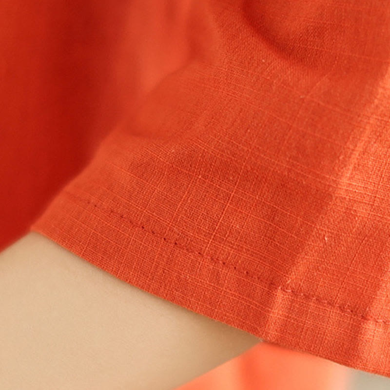 Set di abbigliamento da meditazione casual da donna con camicia e pantaloni larghi e colletto rialzato Buddha Stones 2 pezzi - image 17