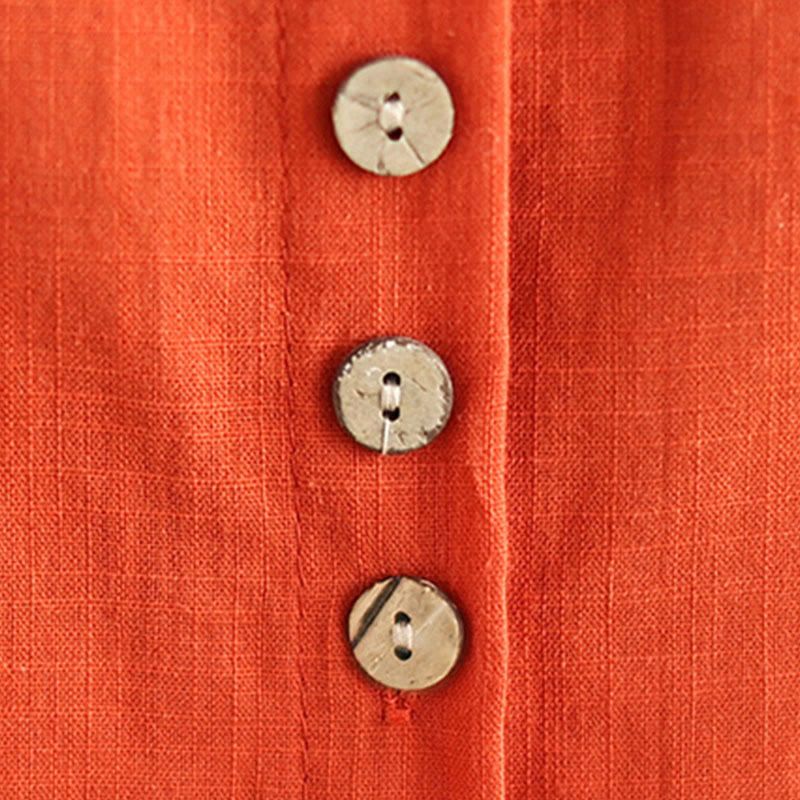 Set di abbigliamento da meditazione casual da donna con camicia e pantaloni larghi e colletto rialzato Buddha Stones 2 pezzi - image 20