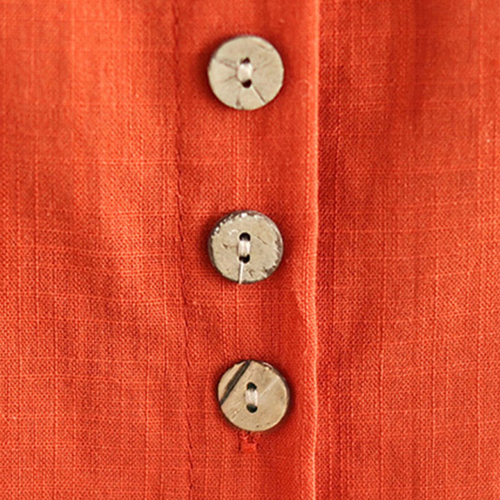 Set di abbigliamento da meditazione casual da donna con camicia e pantaloni larghi e colletto rialzato Buddha Stones 2 pezzi - image 20