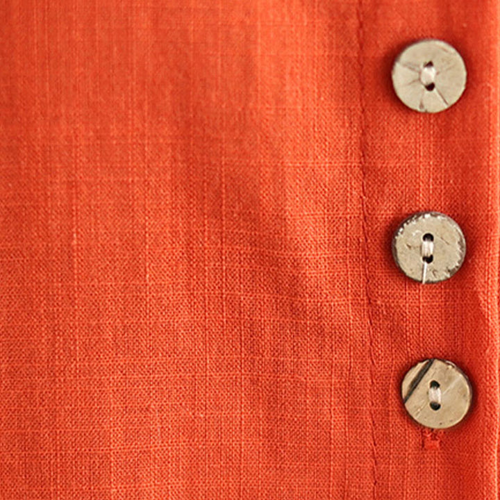 Set di abbigliamento da meditazione casual da donna con camicia e pantaloni larghi e colletto rialzato Buddha Stones 2 pezzi - image 21