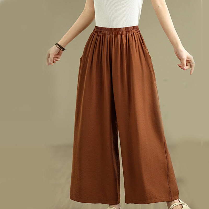 Set di abbigliamento da meditazione casual da donna con camicia e pantaloni larghi e colletto rialzato Buddha Stones 2 pezzi - image 9