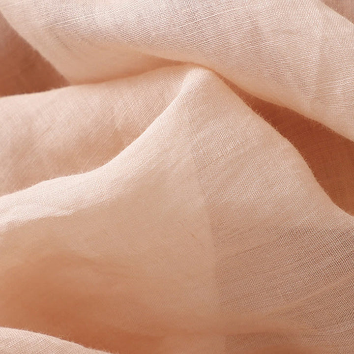 Pantaloni harem da donna in cotone e lino con tasche e motivo ricamato con Buddha Stones - image 16