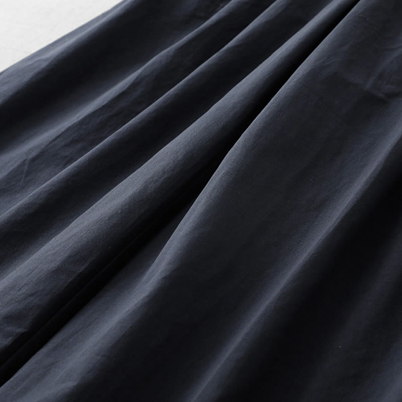 Pantaloni larghi da donna in poliestere, lunghezza 7-8, con tasche, a vita alta, casual e semplici, modello Buddha Stones - image 4