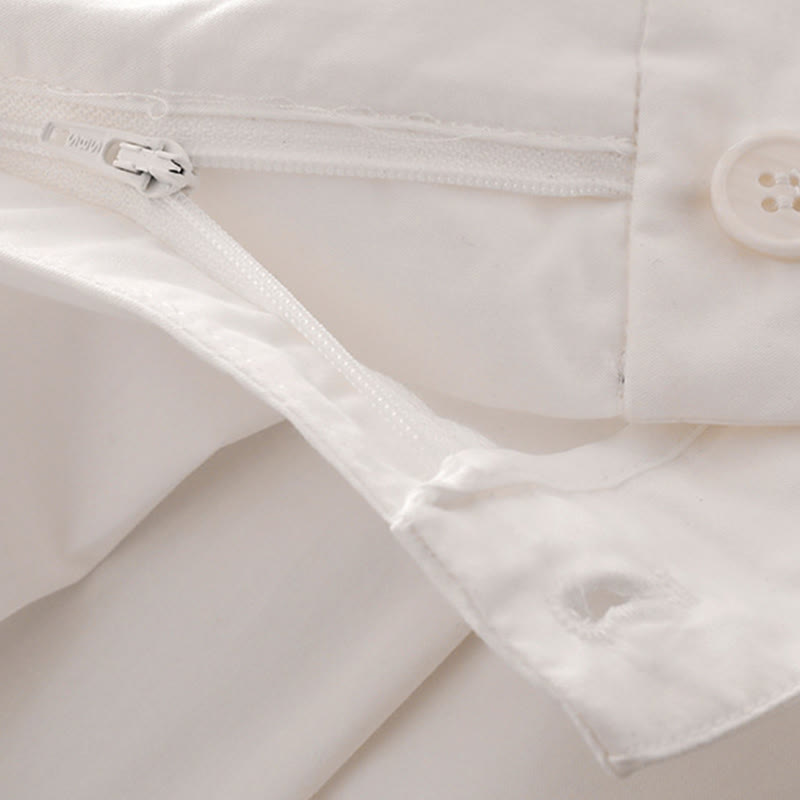 Pantaloni larghi da donna in poliestere, lunghezza 7-8, con tasche, a vita alta, casual e semplici, modello Buddha Stones - image 15