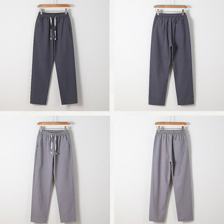 Set di 2 pezzi Buddha Stones, caratteri cinesi, gru, camicia in cotone, pantaloni con tasche, panno da meditazione per uomo - image 30