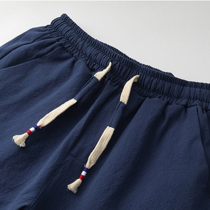 Set di 2 pezzi Buddha Stones, caratteri cinesi, gru, camicia in cotone, pantaloni con tasche, panno da meditazione per uomo - image 8