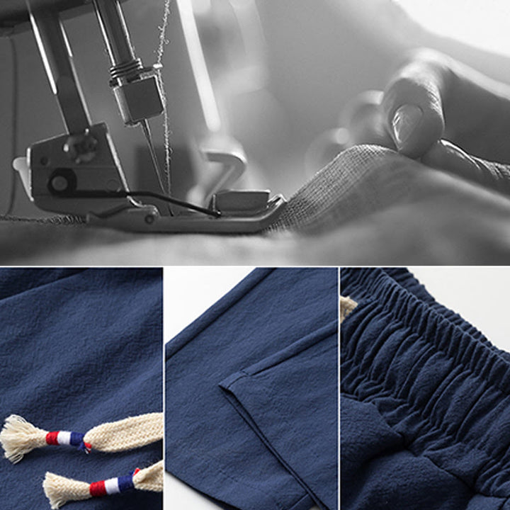 Set di 2 pezzi Buddha Stones, caratteri cinesi, gru, camicia in cotone, pantaloni con tasche, panno da meditazione per uomo - image 16