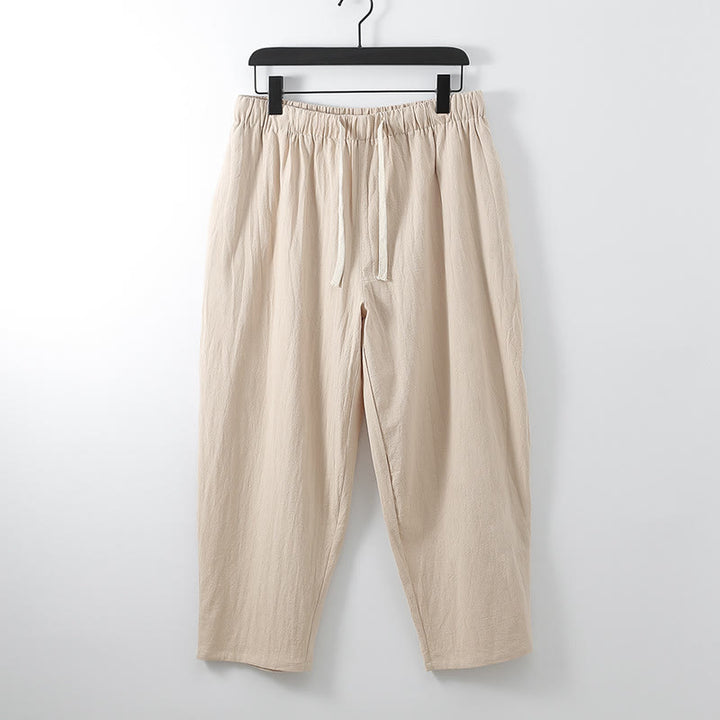 Set di 2 pezzi di kimono in cotone Buddha Stones, pantaloni alla caviglia, set di stoffa per meditazione da uomo - image 12