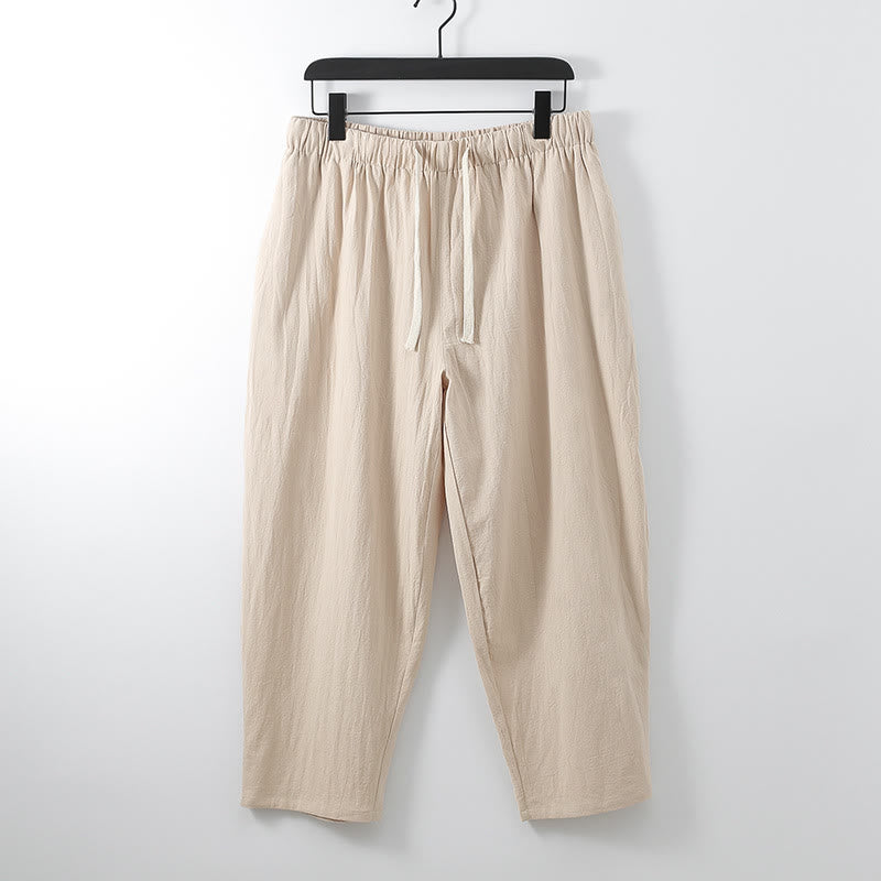 Set di 2 pezzi di kimono in cotone Buddha Stones, pantaloni alla caviglia, set di stoffa per meditazione da uomo - image 13