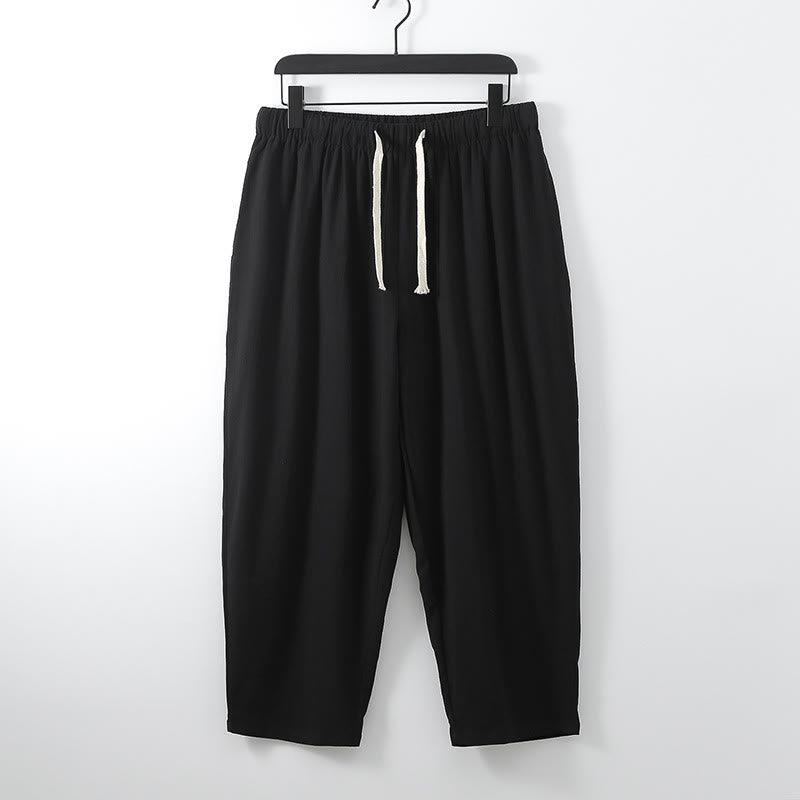 Set di 2 pezzi di kimono in cotone Buddha Stones, pantaloni alla caviglia, set di stoffa per meditazione da uomo - image 9