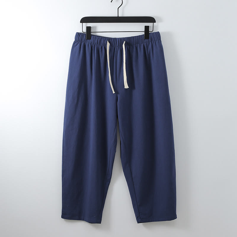 Set di 2 pezzi di kimono in cotone Buddha Stones, pantaloni alla caviglia, set di stoffa per meditazione da uomo - image 15