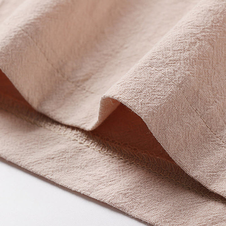 Buddha Stones Camicia da uomo in cotone a maniche lunghe con bottoni cinesi vintage e motivo a rana - image 9