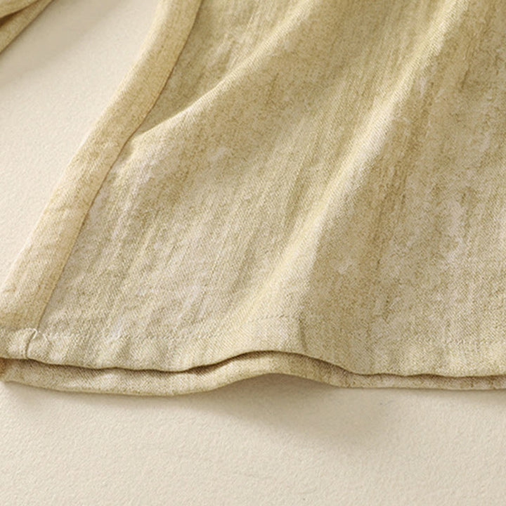 Pantaloni da donna in cotone a gamba larga con tasche, modello Buddha Stones Summer Plain Coulisse Zipper - image 11