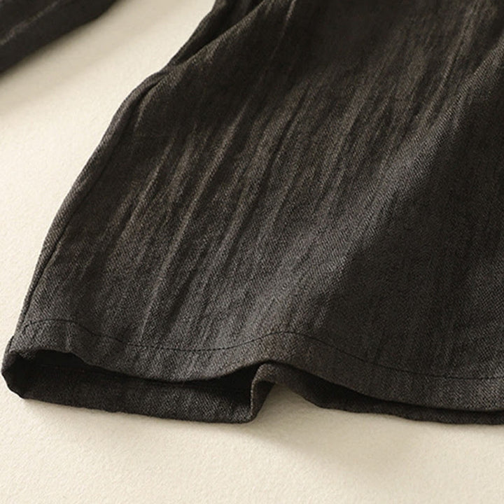 Pantaloni da donna in cotone a gamba larga con tasche, modello Buddha Stones Summer Plain Coulisse Zipper - image 16