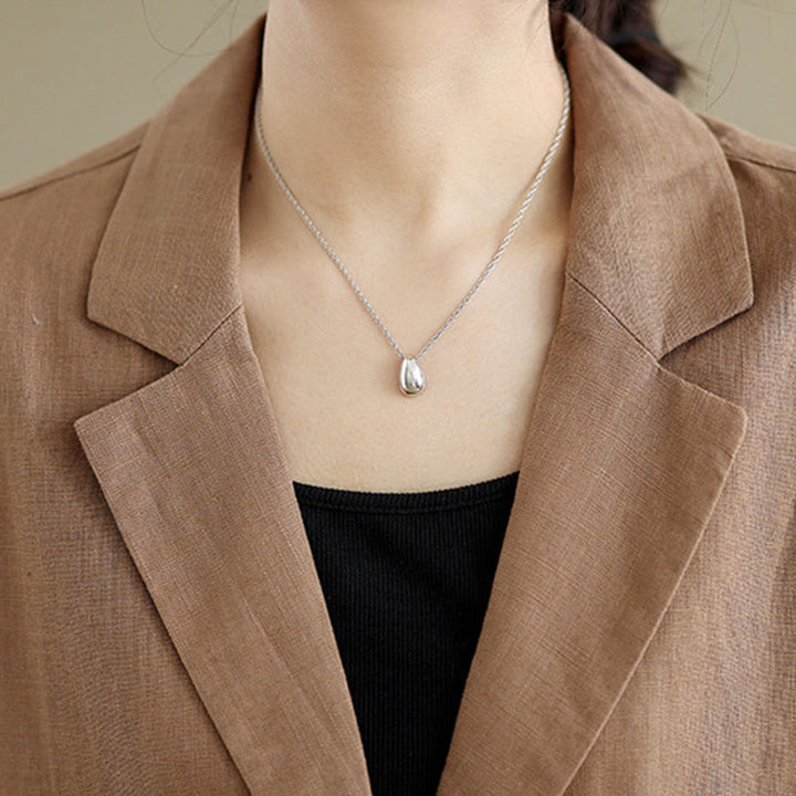 Cappotto da donna in cotone e lino con tasche, modello Buddha Stones, casual, con bottoni e revers - image 11