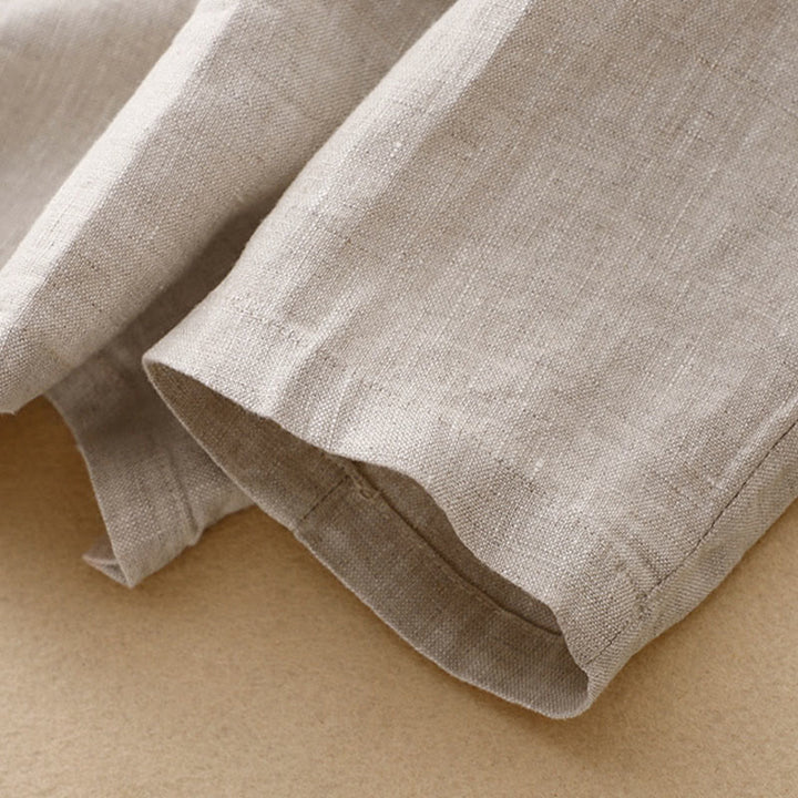 Giacca da donna in lino e cotone con risvolto, stile retrò Buddha Stones Commute, con tasche - image 10