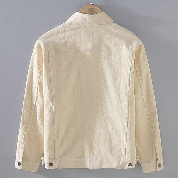 Camicia da uomo in cotone con tasche e maniche lunghe, modello Buddha Stones , semplice, con bottoni - image 2