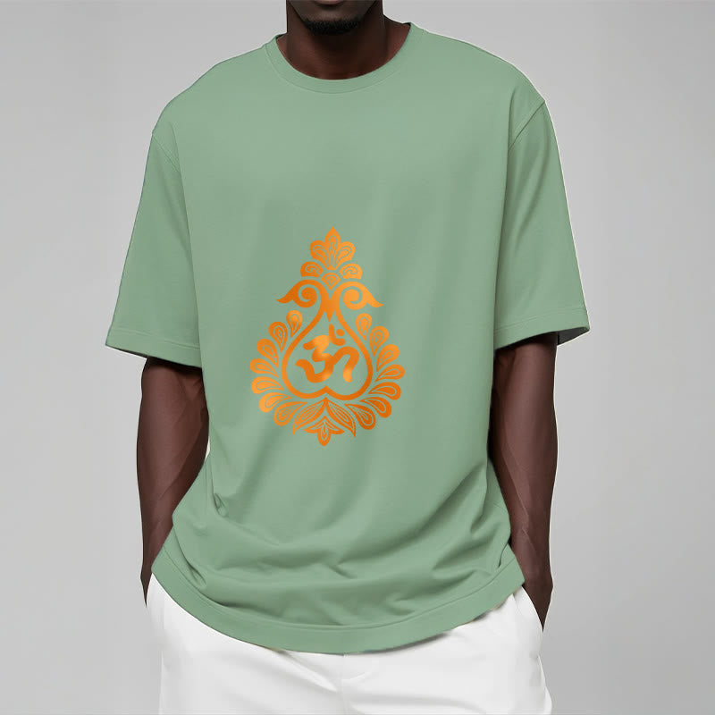 Maglietta con design del simbolo OM della zucca Buddha Stones - image 19
