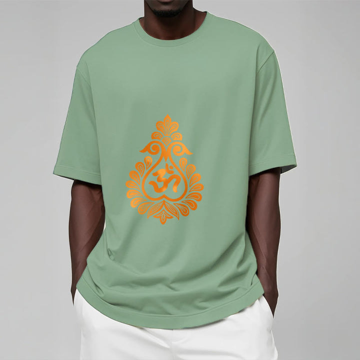 Maglietta con design del simbolo OM della zucca Buddha Stones - image 19