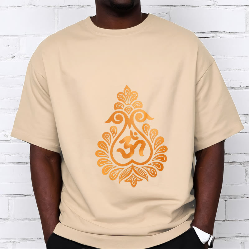 Maglietta con design del simbolo OM della zucca Buddha Stones - image 13