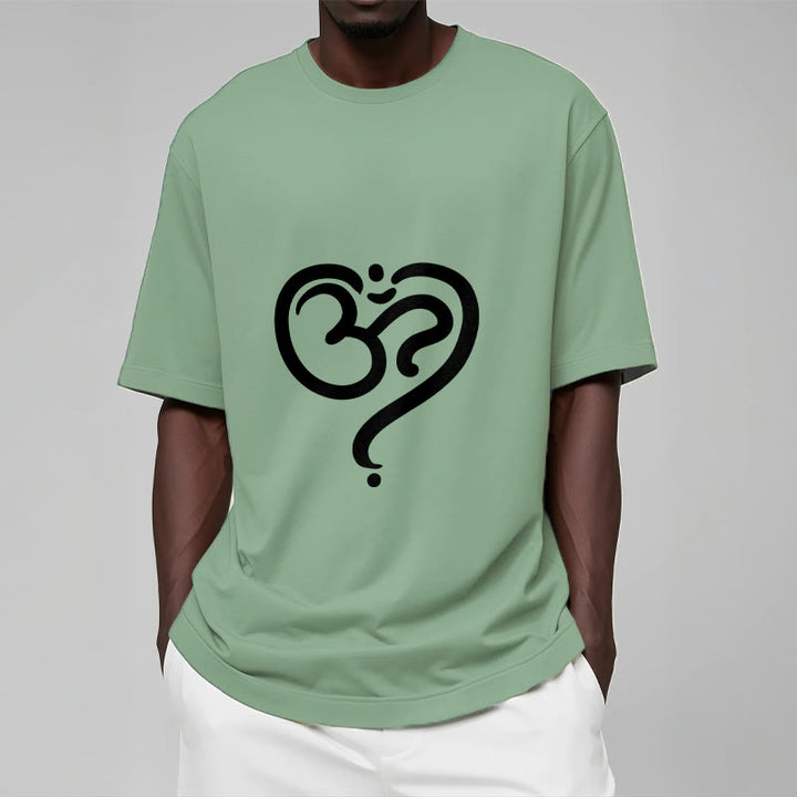 Maglietta con simbolo OM e cuore d'amore con Buddha Stones - image 19