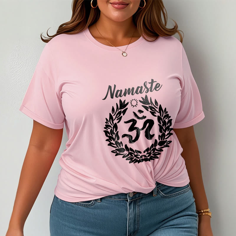 Maglietta in cotone con motivo di Buddha Stones, Om, sanscrito, Namaste - image 14